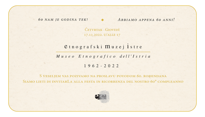 60° Anniversario del Museo etnografico dell'Istria